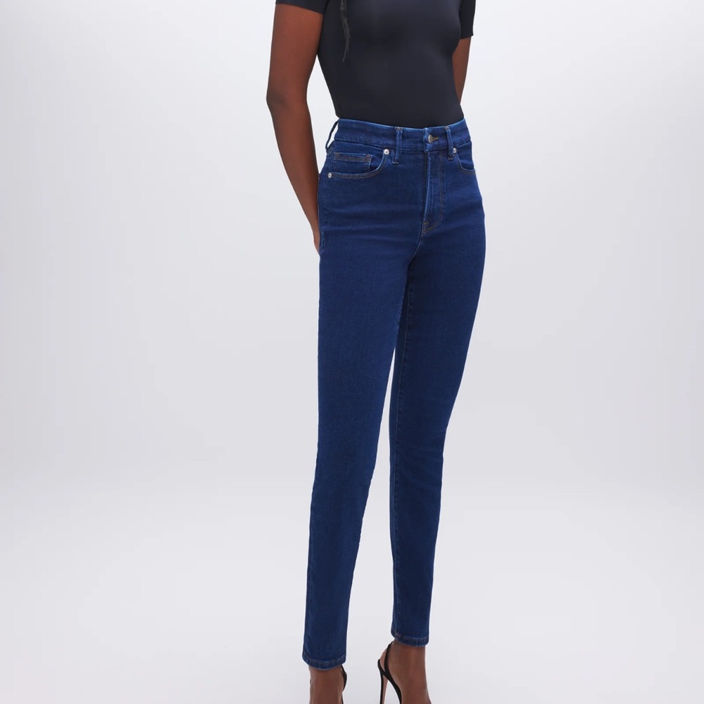 Good American Dark Blue Skinny Jeans